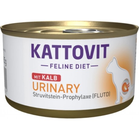 KATTOVIT PUSZKA URINARY CIELĘCINA DIETA DLA KOTÓW 85g