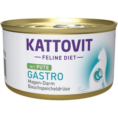 KATTOVIT PUSZKA 85g GASTRO INDYK DIETA DLA KOTÓW