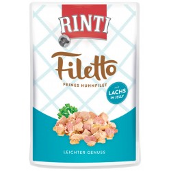 RINTI FILLETO kura i łosoś w galaretce 100g